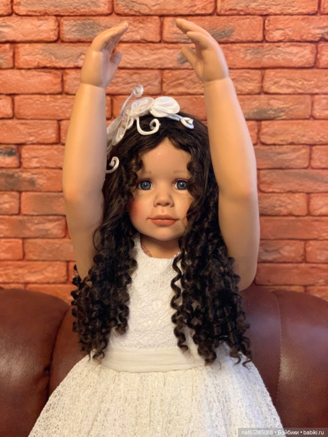 Большая коллекционная кукла (фото 8)