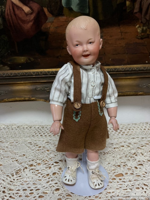 Очаровательный мальчишка тоддлер Gebrüder Heubach 7647 рост 30 см (фото 10)