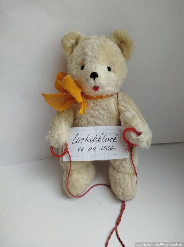 Мишка СССР 60г — Винтажные куклы и игрушки детства (фото 5)