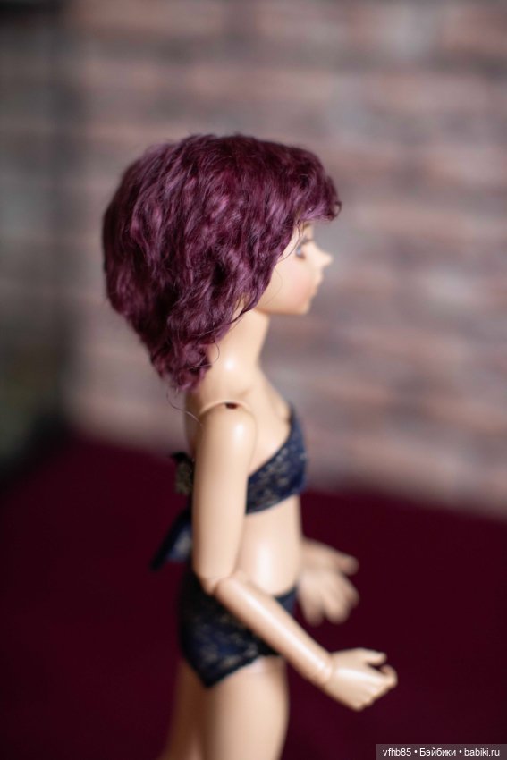 Продам паричок из козочки на шкурке для минифи (minifee), DIM doll, Doll Chateau. 16,5-18,0 см (фото 4)