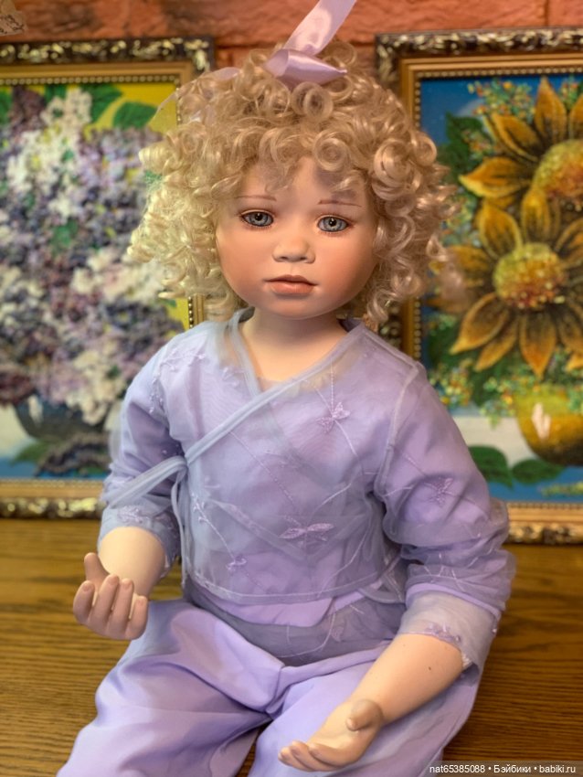 Кукла фарфоровая коллекционная (фото 7)