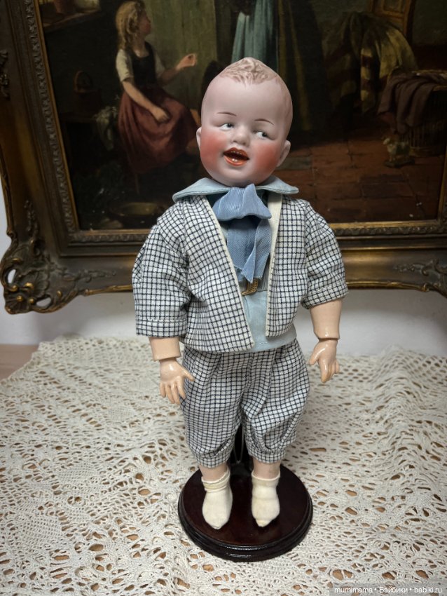 Очаровательный мальчишка тоддлер Gebrüder Heubach 8191 рост 35 см