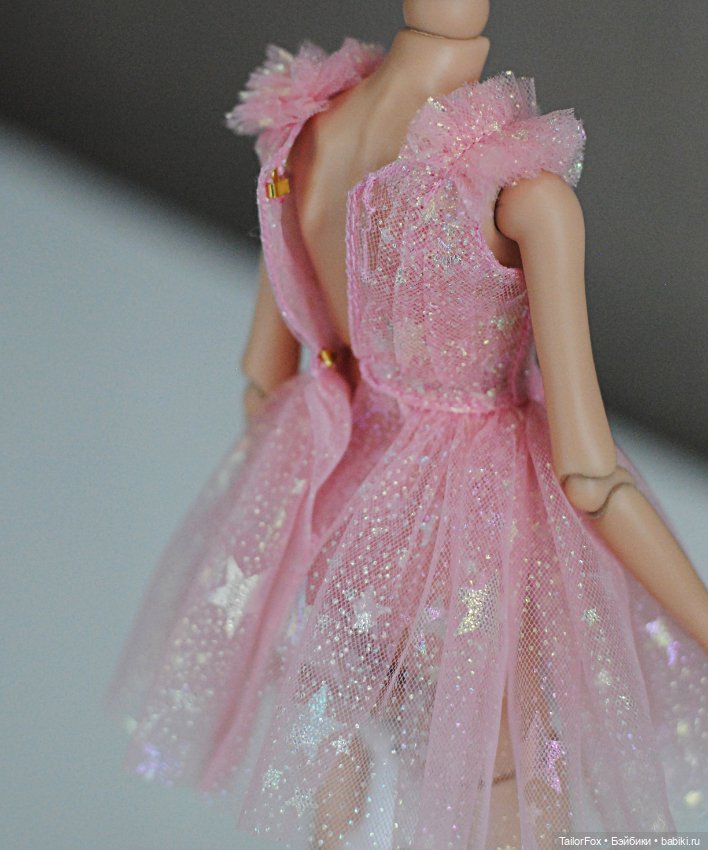 Комплект для Птички Лоры: платье + трусики + бантик в прическу (фото 9)