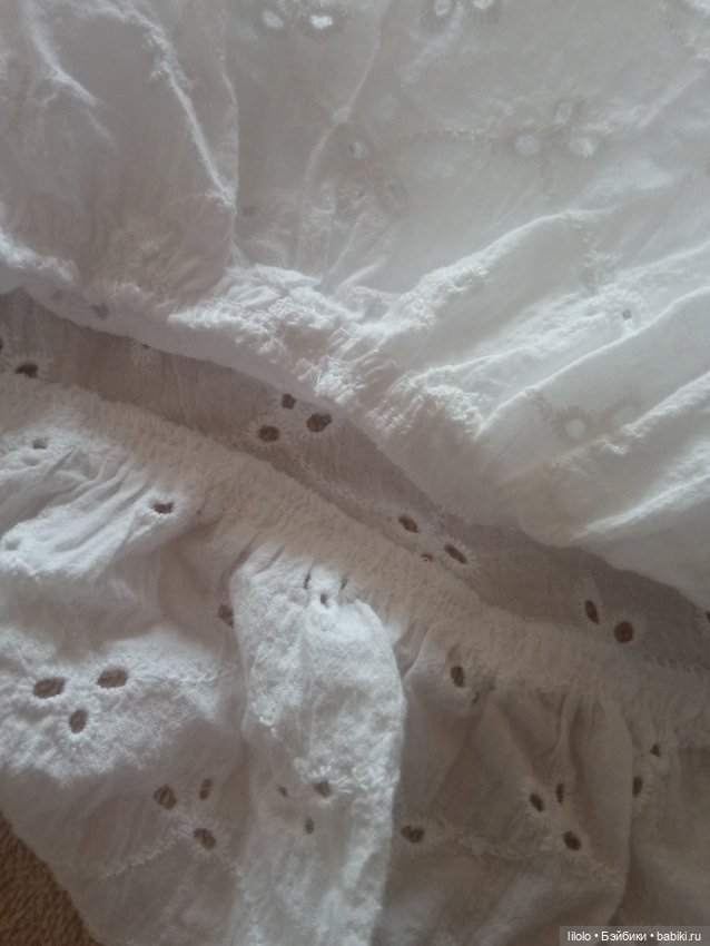 Готовая оборка шитье для кукольного рукоделия (фото 2)