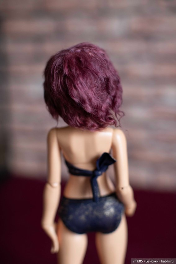 Продам паричок из козочки на шкурке для минифи (minifee), DIM doll, Doll Chateau. 16,5-18,0 см (фото 3)