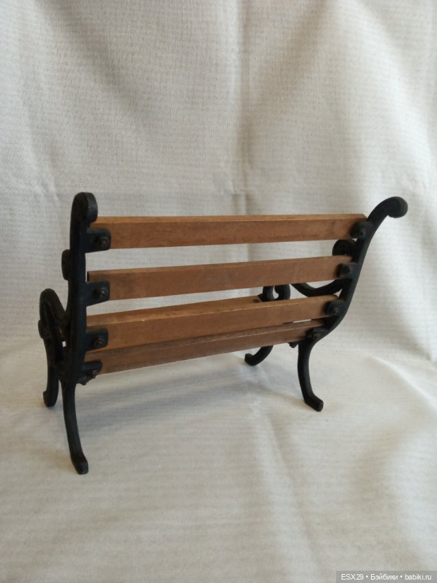 Скамья. Винтаж — Кукольная мебель (фото 5)