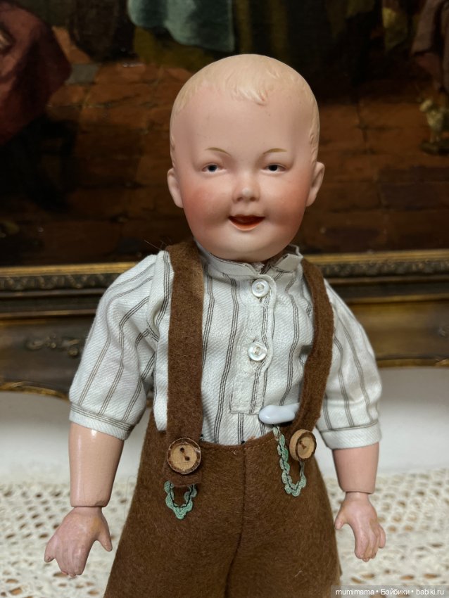 Очаровательный мальчишка тоддлер Gebrüder Heubach 7647 рост 30 см (фото 5)