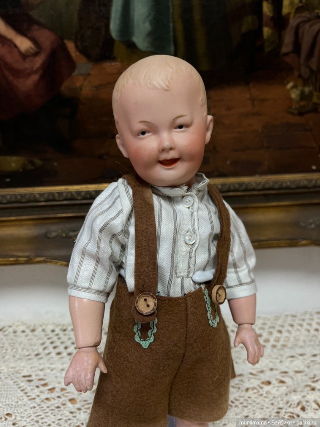 Очаровательный мальчишка тоддлер Gebrüder Heubach 7647 рост 30 см