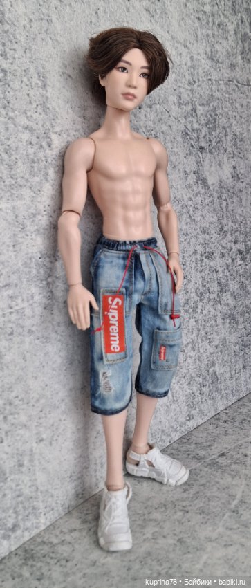 Джинсовые шорты на ребят БТС или барби