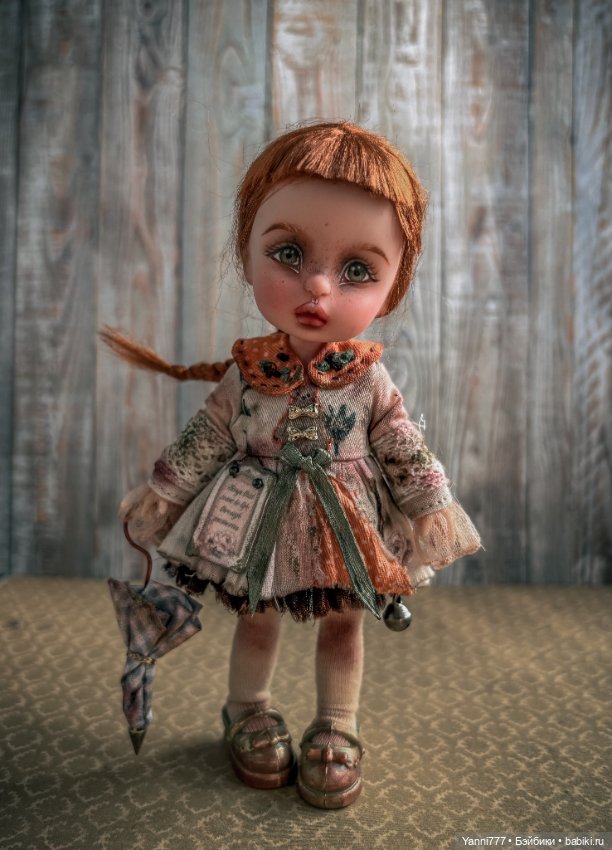 ООАК Девочка с Гусем — ООАК (кастом куклы) (фото 4)
