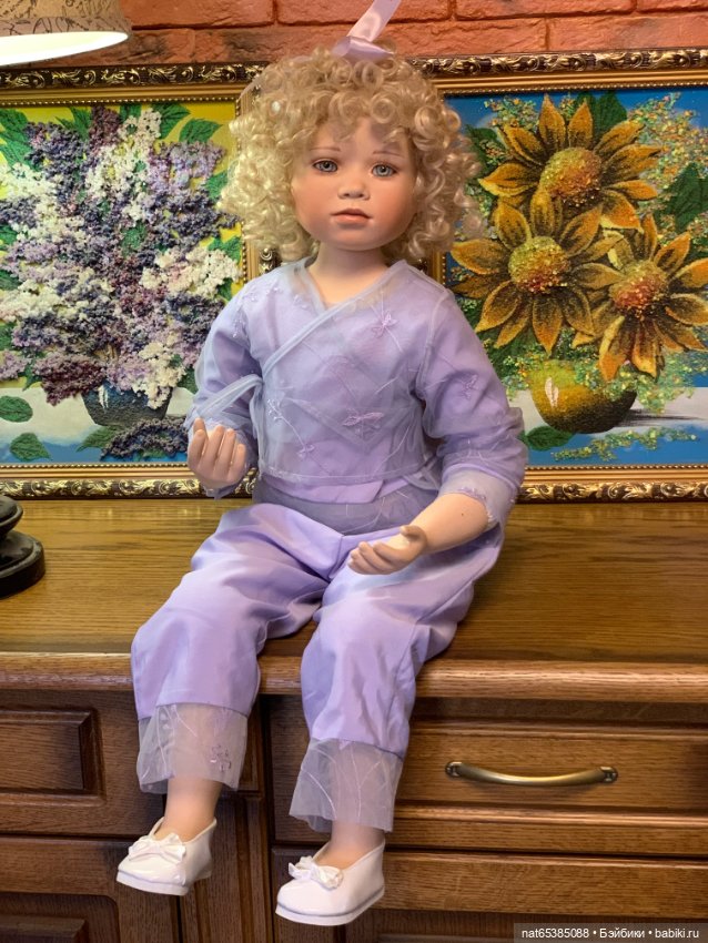 Кукла фарфоровая коллекционная (фото 5)
