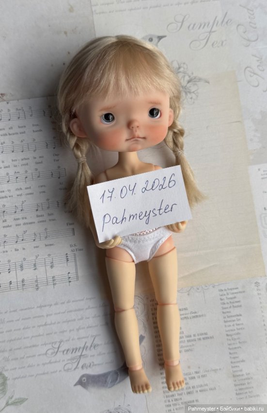 Нежная крошка монст — ООАК (кастом куклы) (фото 6)