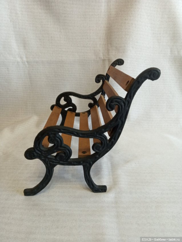 Скамья. Винтаж — Кукольная мебель (фото 7)