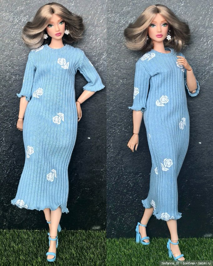 Платье для пышки Барби — Одежда для кукол