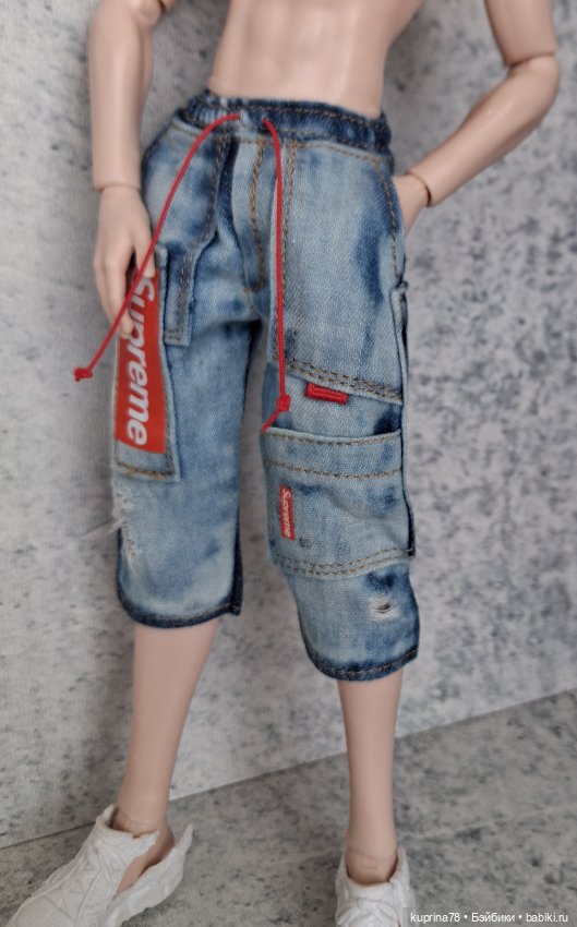 Джинсовые шорты на ребят БТС или барби (фото 3)