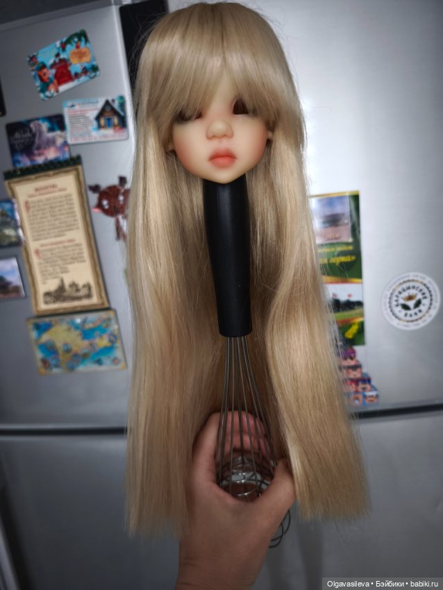 Парик Monique Gold 8-9 — Парики для BJD (фото 2)