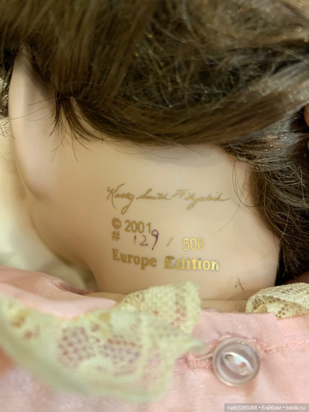 Кукла фарфоровая коллекционная (фото 10)