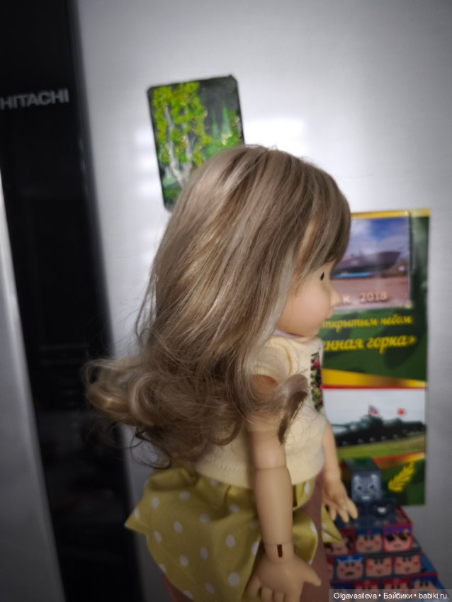 Парик Monique Gold 8-9 — Парики для BJD (фото 2)