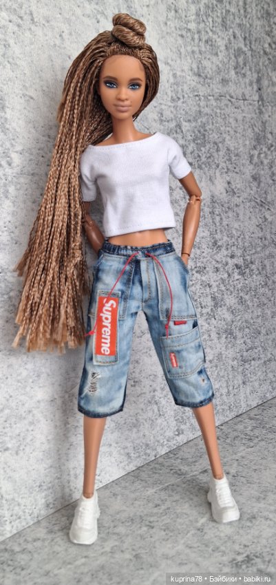 Джинсовые шорты на ребят БТС или барби (фото 4)