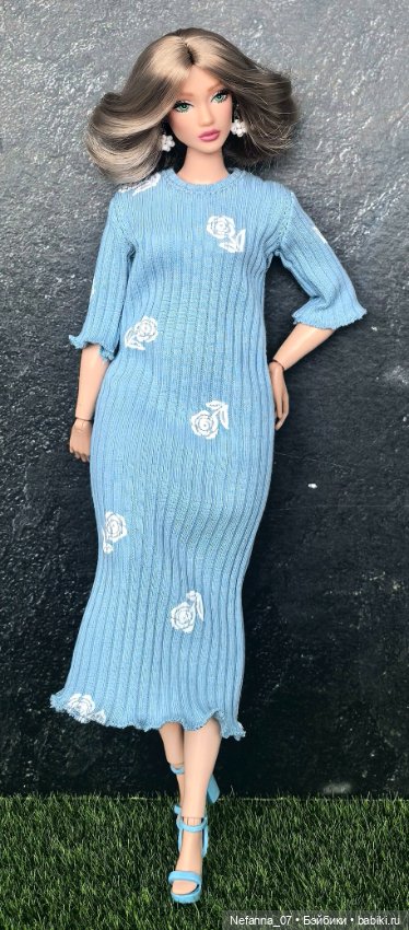 Платье для пышки Барби — Одежда для кукол (фото 3)