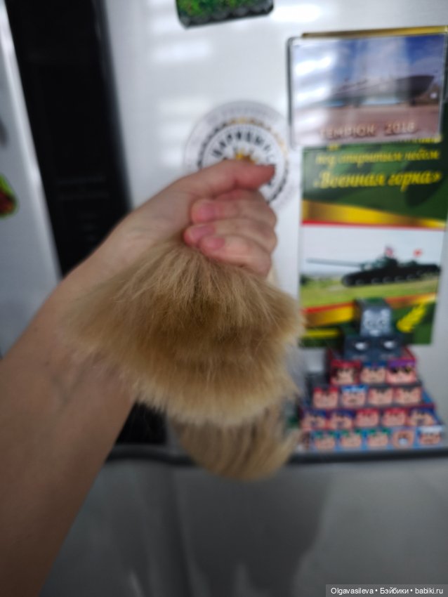 Парик Monique Gold 8-9 — Парики для BJD (фото 9)