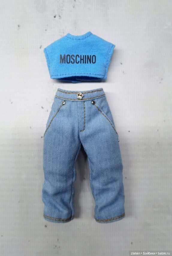 Джинсы и топ для Кнопки Марии Жуковой 16 см (фото 2)