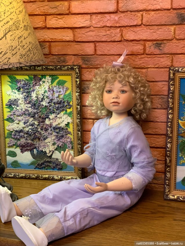 Кукла фарфоровая коллекционная (фото 6)
