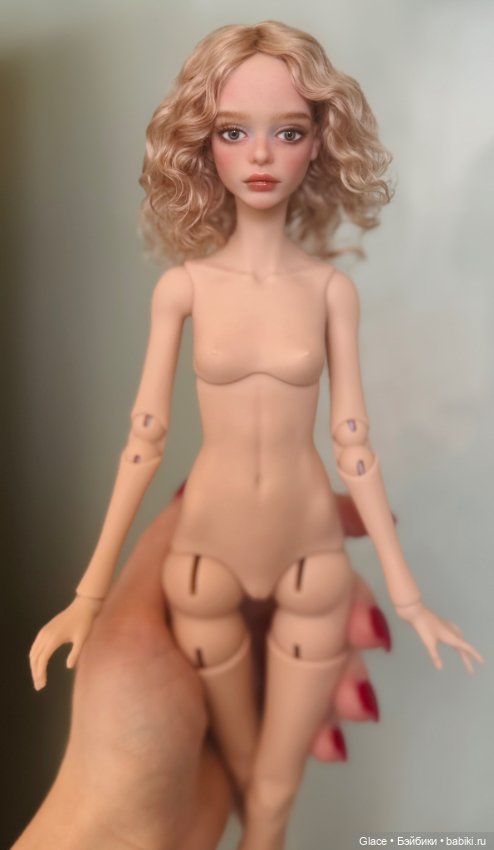 Авторская шарнирная кукла Хлоя с мейком и париком (фото 4)