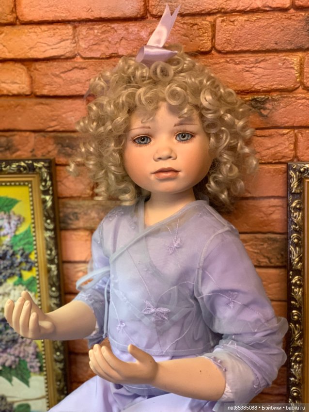 Кукла фарфоровая коллекционная (фото 9)