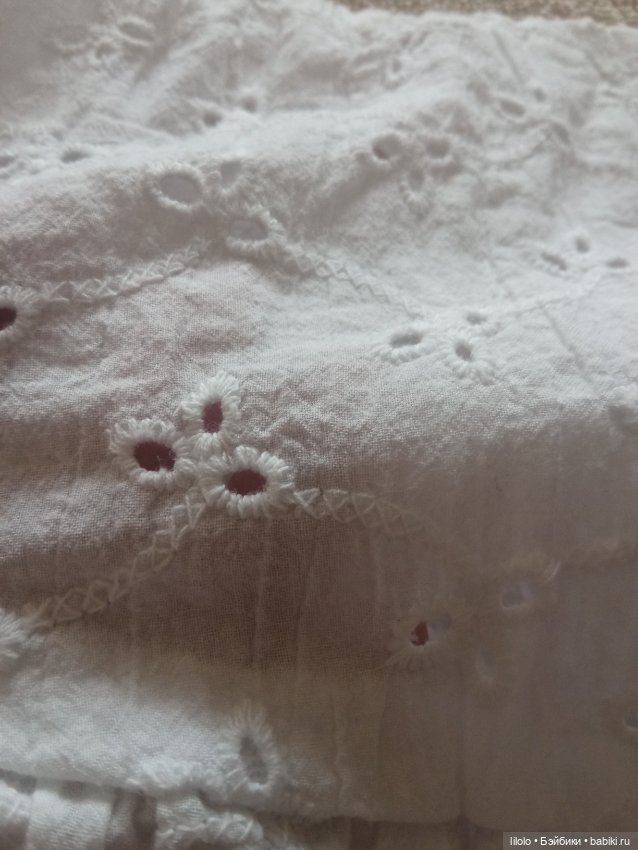 Готовая оборка шитье для кукольного рукоделия (фото 3)