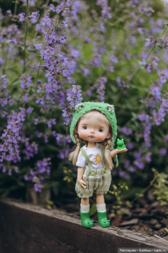 Нежная крошка монст — ООАК (кастом куклы) (фото 4)