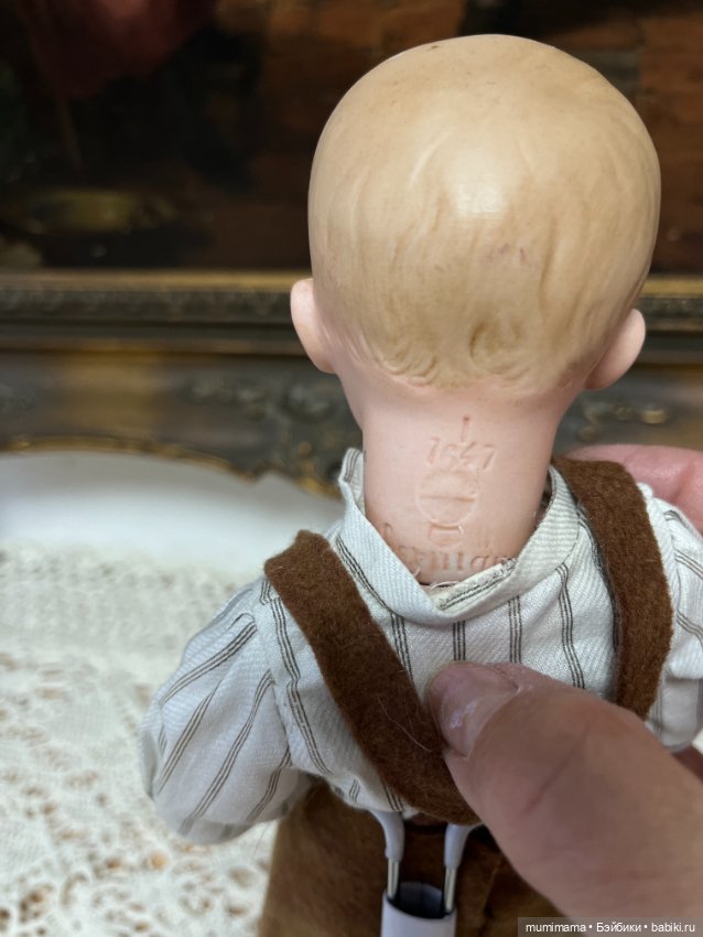 Очаровательный мальчишка тоддлер Gebrüder Heubach 7647 рост 30 см (фото 8)