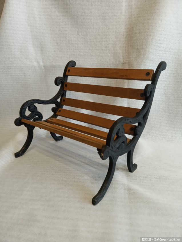 Скамья. Винтаж — Кукольная мебель