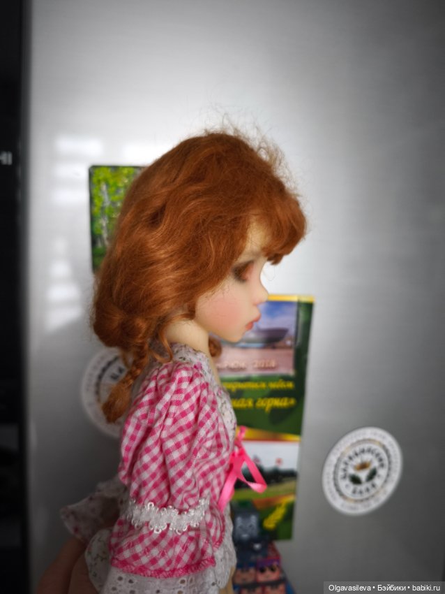 Мохеровый паричок 8-9 — Парики для BJD (фото 4)