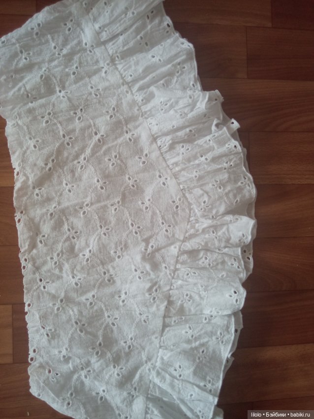 Готовая оборка шитье для кукольного рукоделия