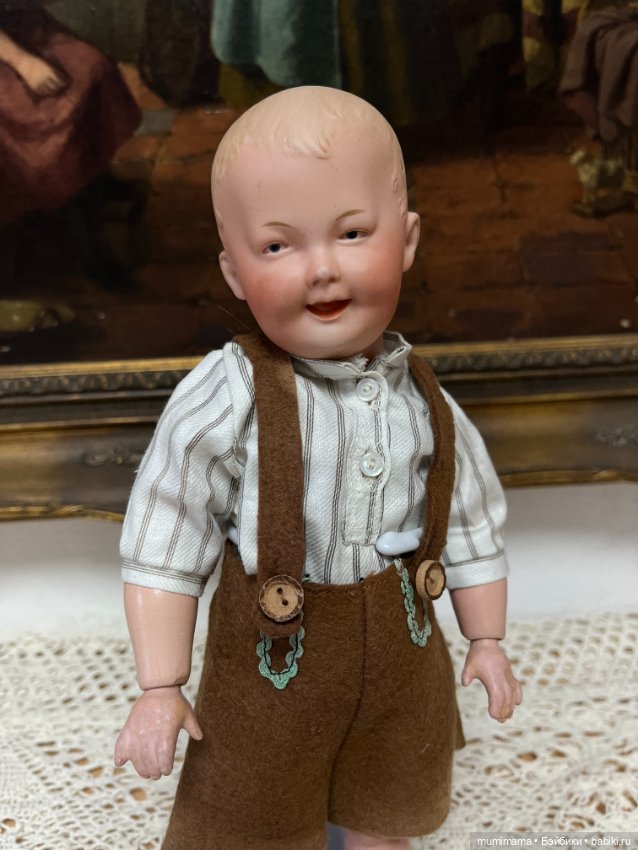 Очаровательный мальчишка тоддлер Gebrüder Heubach 7647 рост 30 см