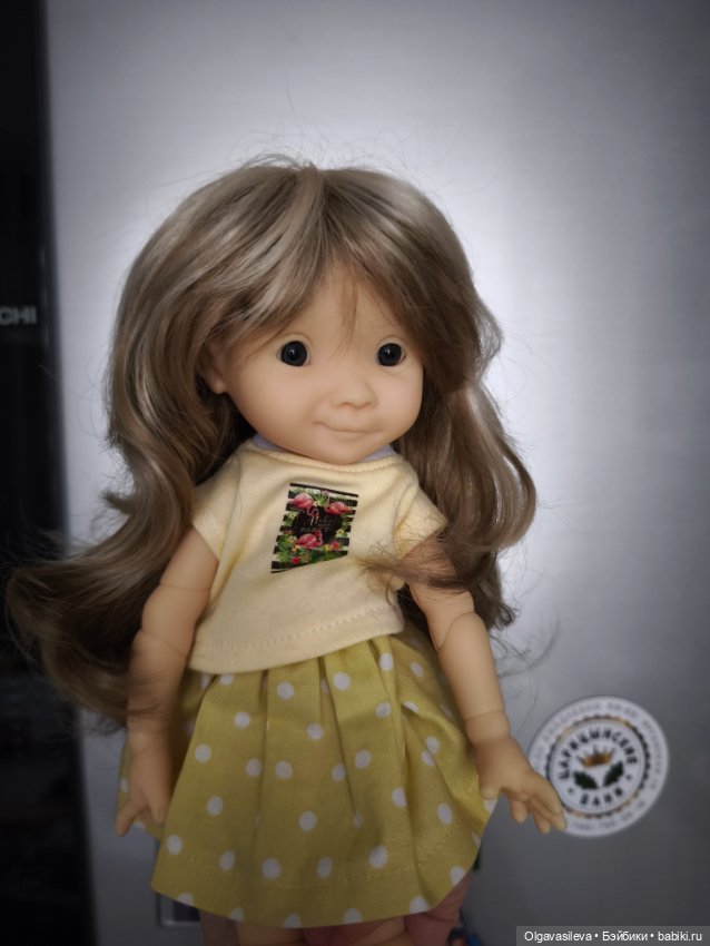 Паричок Monique Gold 8-9 — Парики для BJD (фото 6)