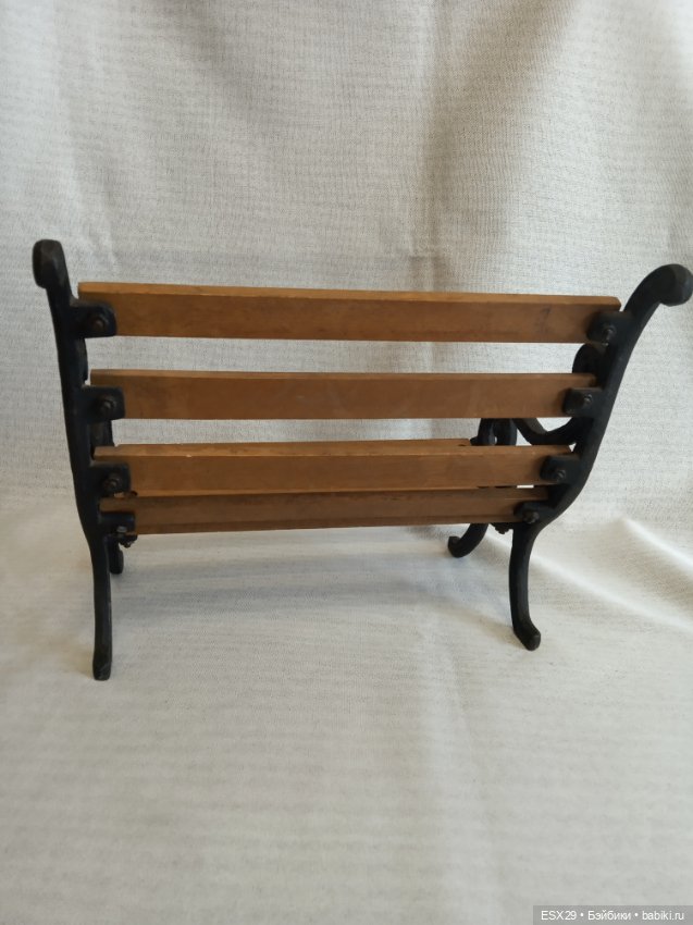 Скамья. Винтаж — Кукольная мебель (фото 6)