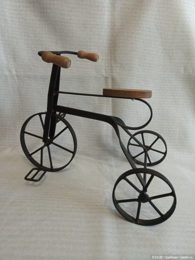 Винтажный велосипед — Аксессуары для кукольных фотосессий (фото 8)
