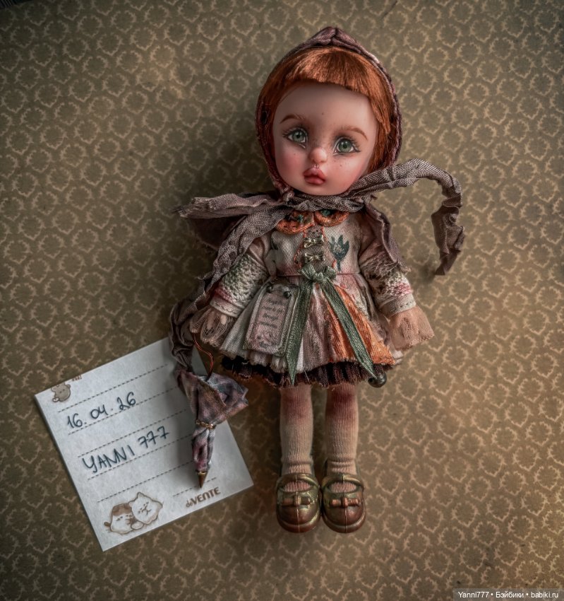 ООАК Девочка с Гусем — ООАК (кастом куклы) (фото 5)