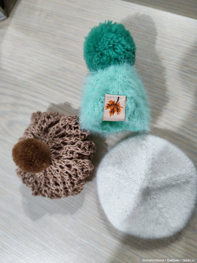 Шапочки для кукол — Одежда для кукол