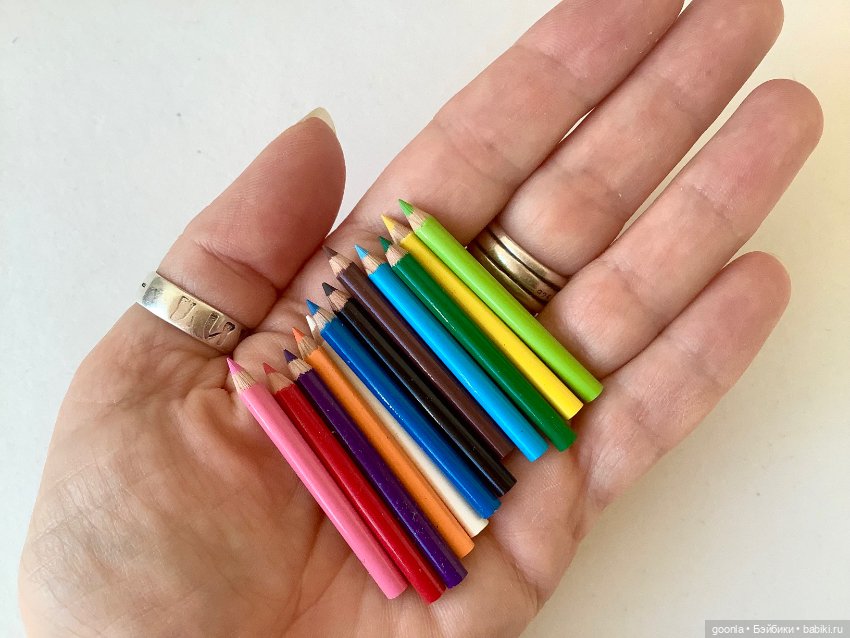 Японские мини карандаши — Аксессуары для кукольных фотосессий (фото 5)