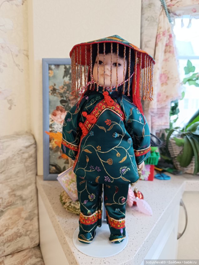 Кукла Мулан — Фарфоровые куклы (фото 5)