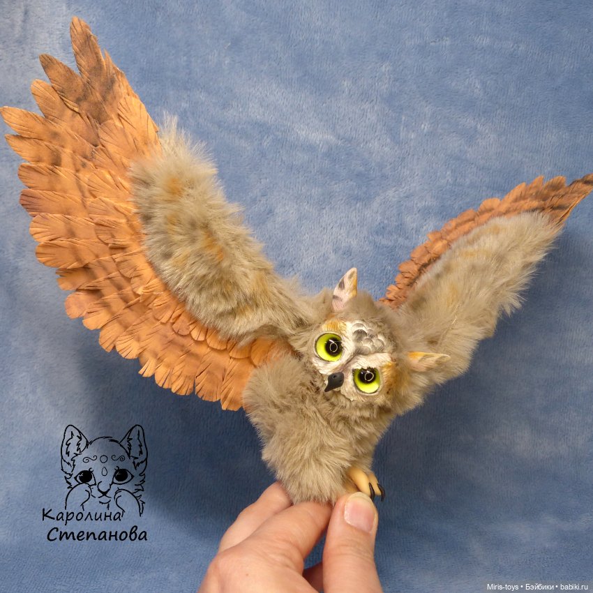 Ушастая Сова — Авторские игрушки (фото 9)