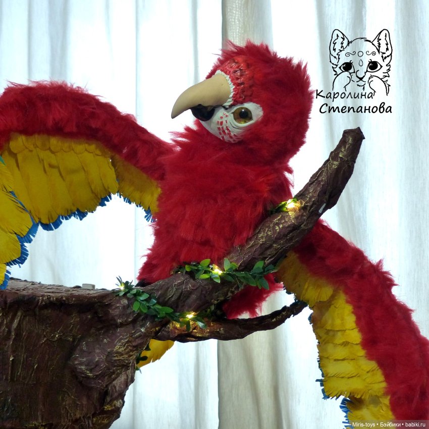 Попугай Ара — Авторские игрушки (фото 6)