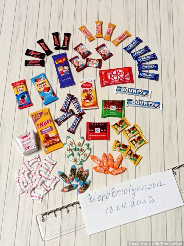 Вкусняшки для кукол 1/6 — Аксессуары для кукольных фотосессий (фото 3)