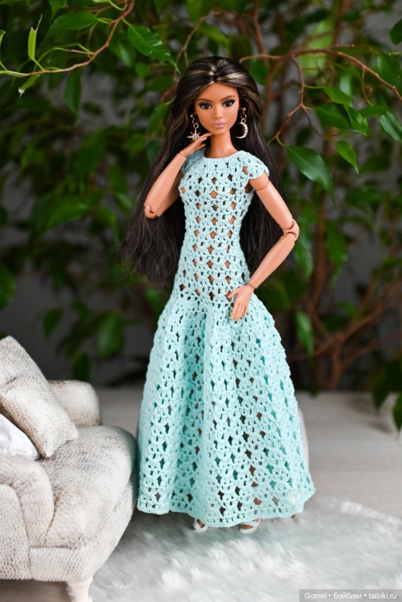 Платье для куклы Барби — Одежда для кукол (фото 8)