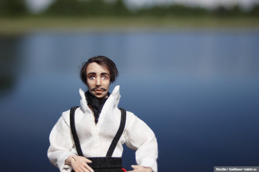 Кукла 1:12, Лермонтов — Авторские куклы