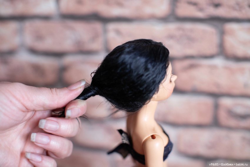 Продам паричок из козочки на шкурке для минифи (minifee), DIM doll, Doll Chateau. 16,5-18,0 см (фото 2)