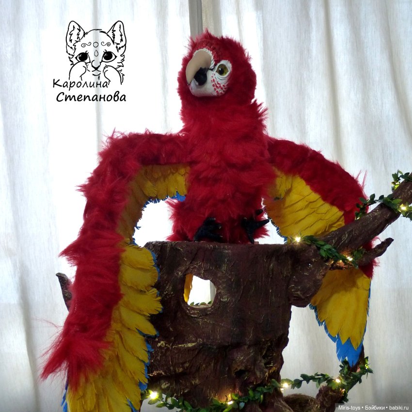 Попугай Ара — Авторские игрушки (фото 3)